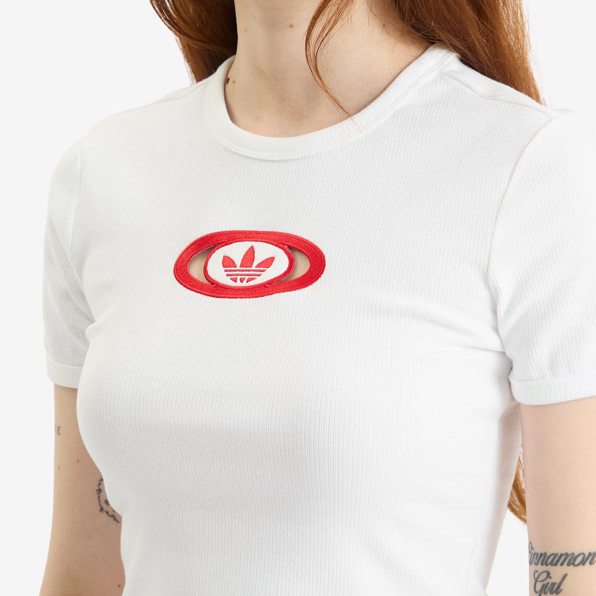 Adidas Campus 2000 Cutout Ribbed T-Shirt