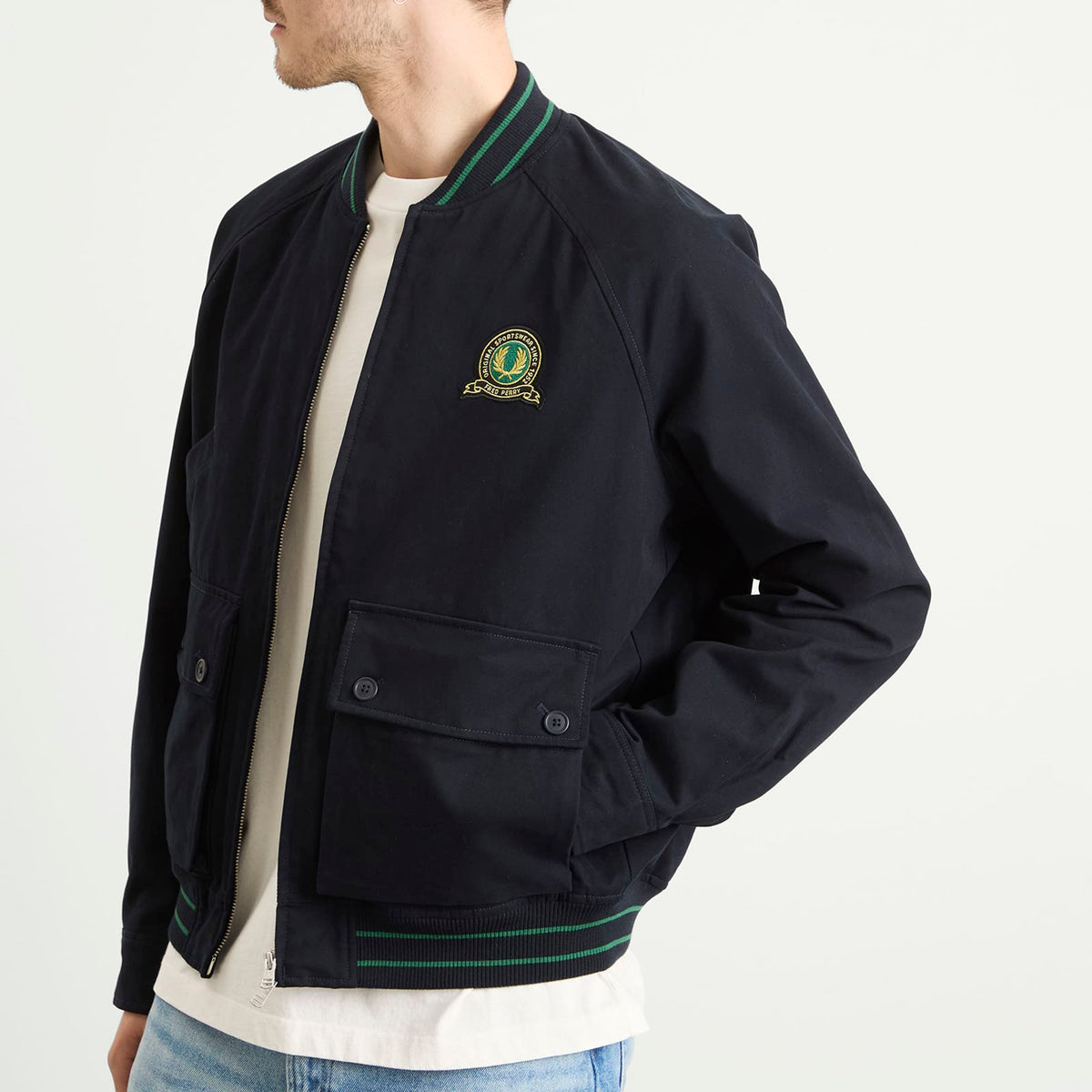 Fred Perry Tennis Badge Bomber Jacket