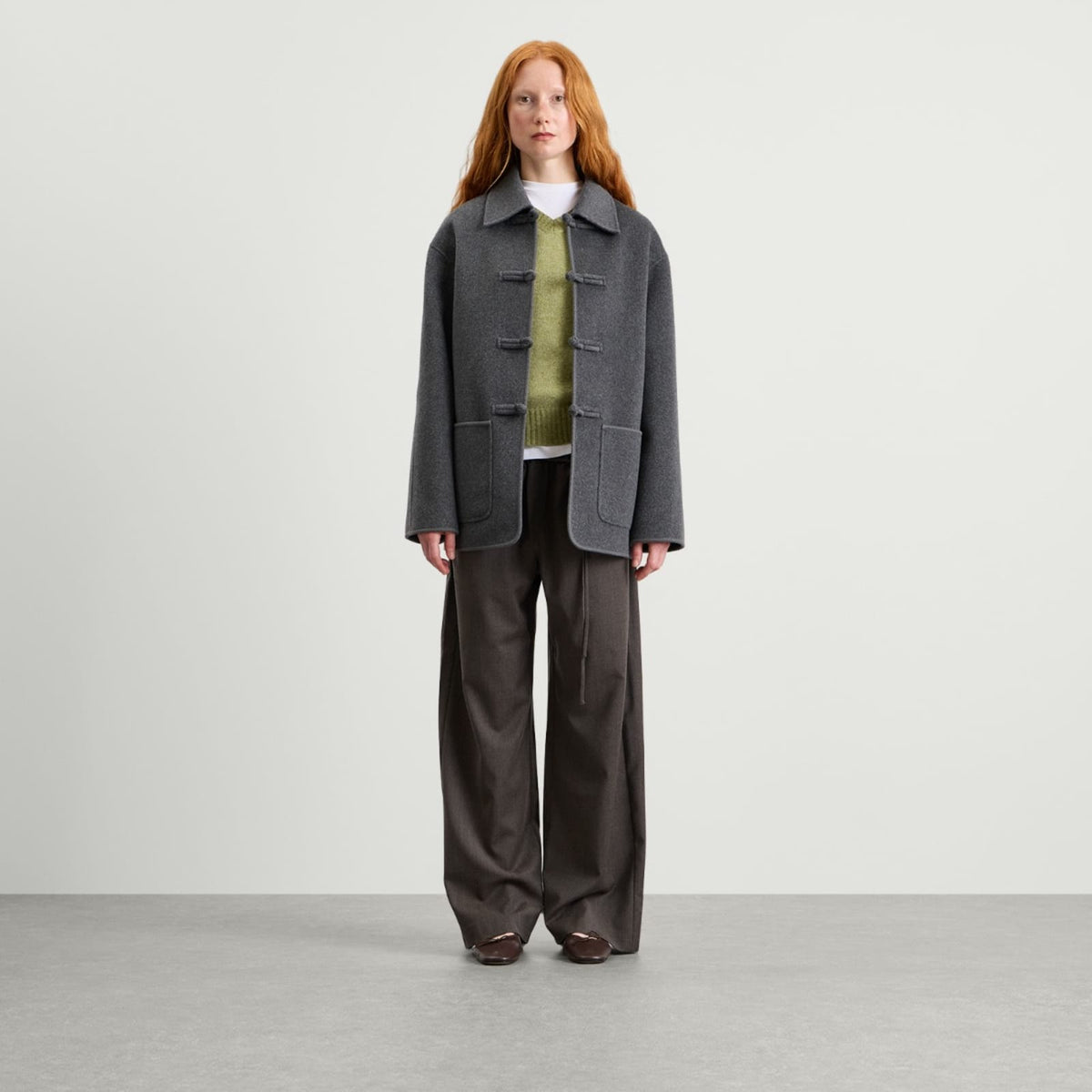 Róhe Double-Faced Pankou Closure Jacket