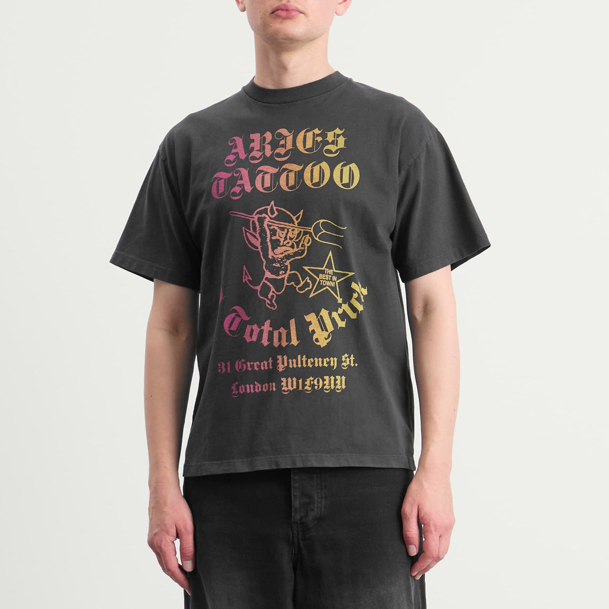Aries Faded Tattoo Shop T-Shirt