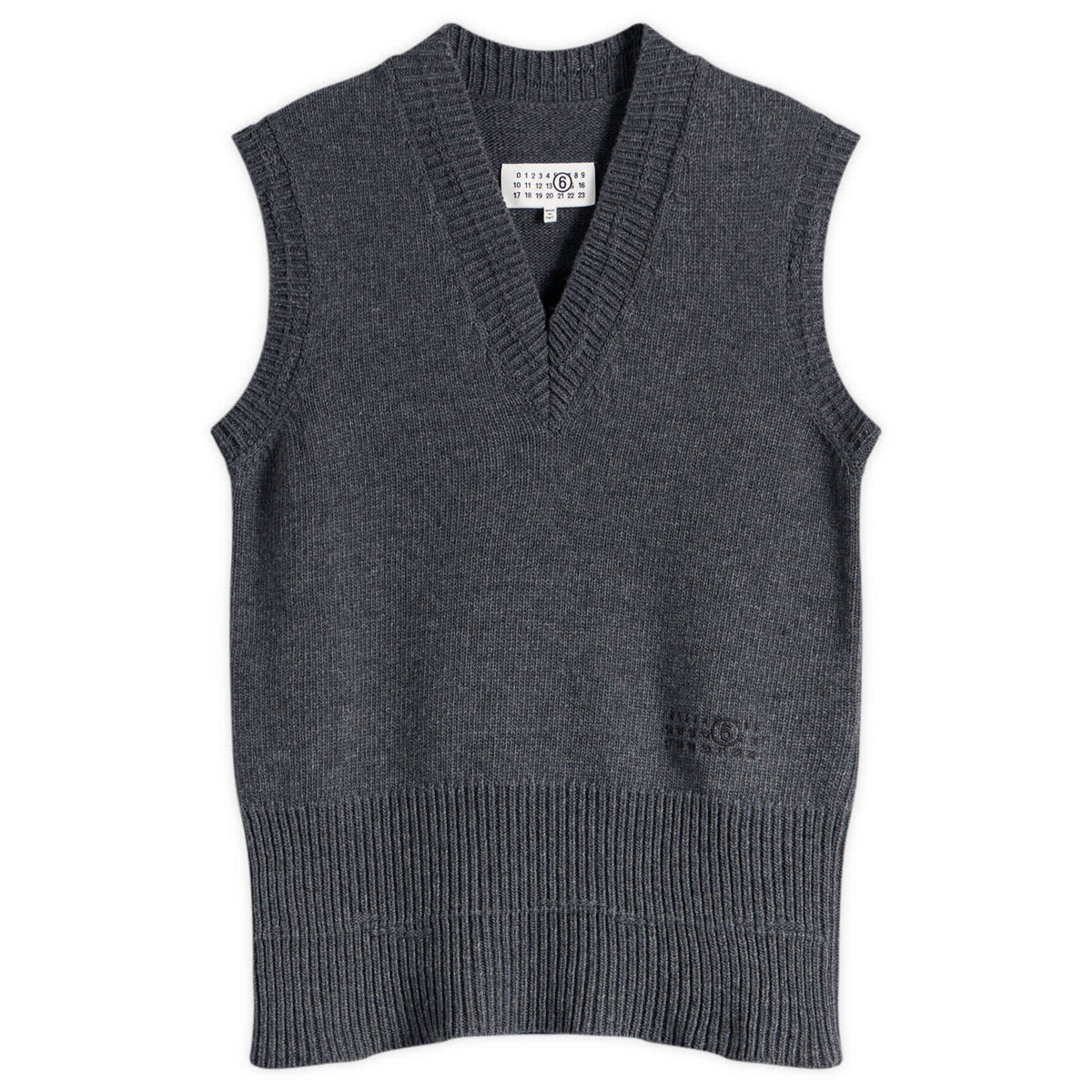 MM6 Maison Margiela V-Neck Knitted Vest
