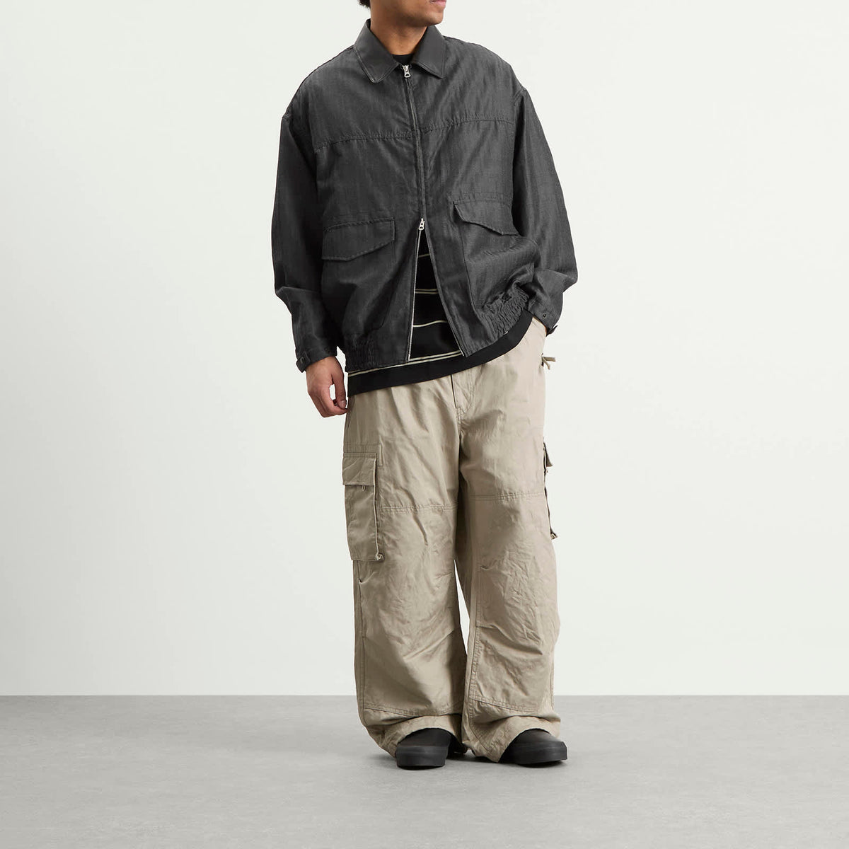 Comme des Garçons Homme Wool Blend Bomber Jacket