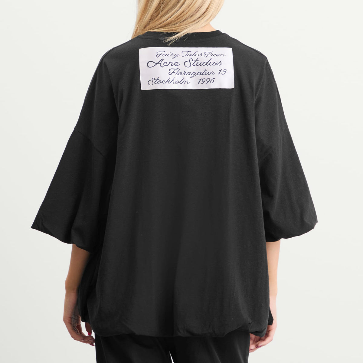 Acne Studios Eniko Irregular Balloon T-Shirt Dress