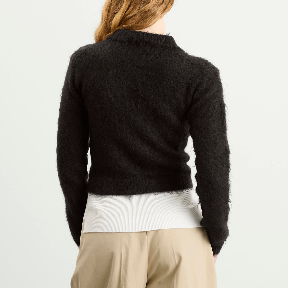 Auralee Mohair Knit Polo