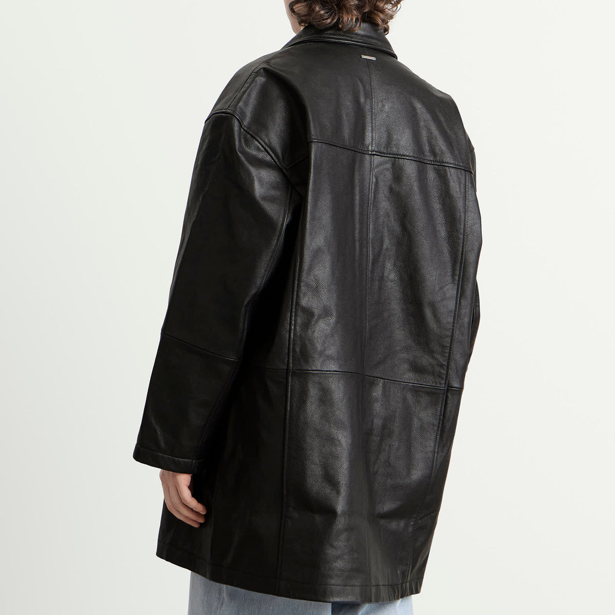 Deadwood Bloke Leather Car Coat