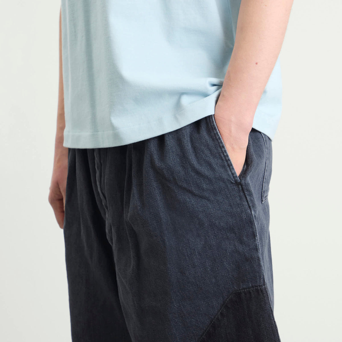 EBiT Octagon Patch Denim Lofty Shorts