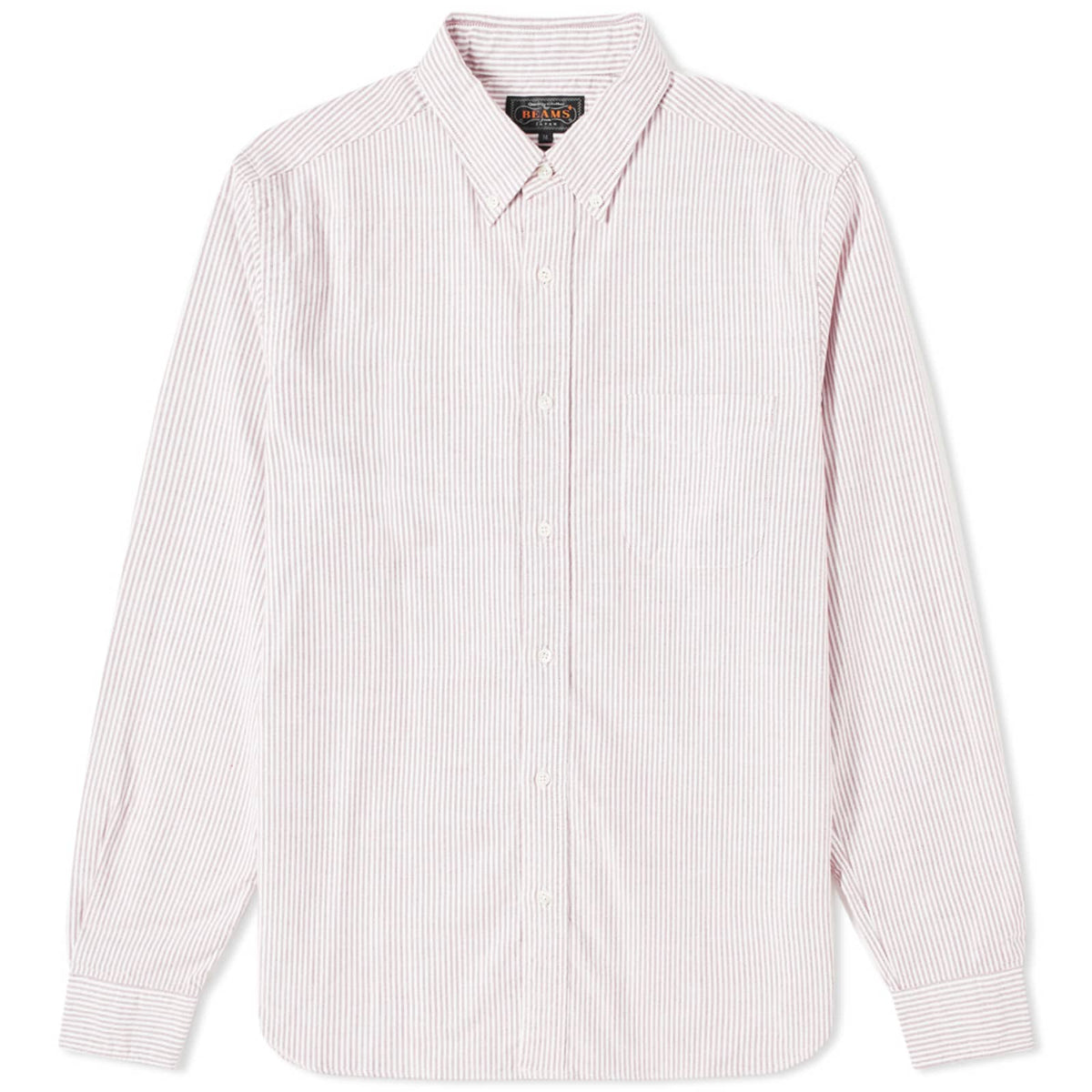 Beams Plus Button Down Candy Stripe Shirt