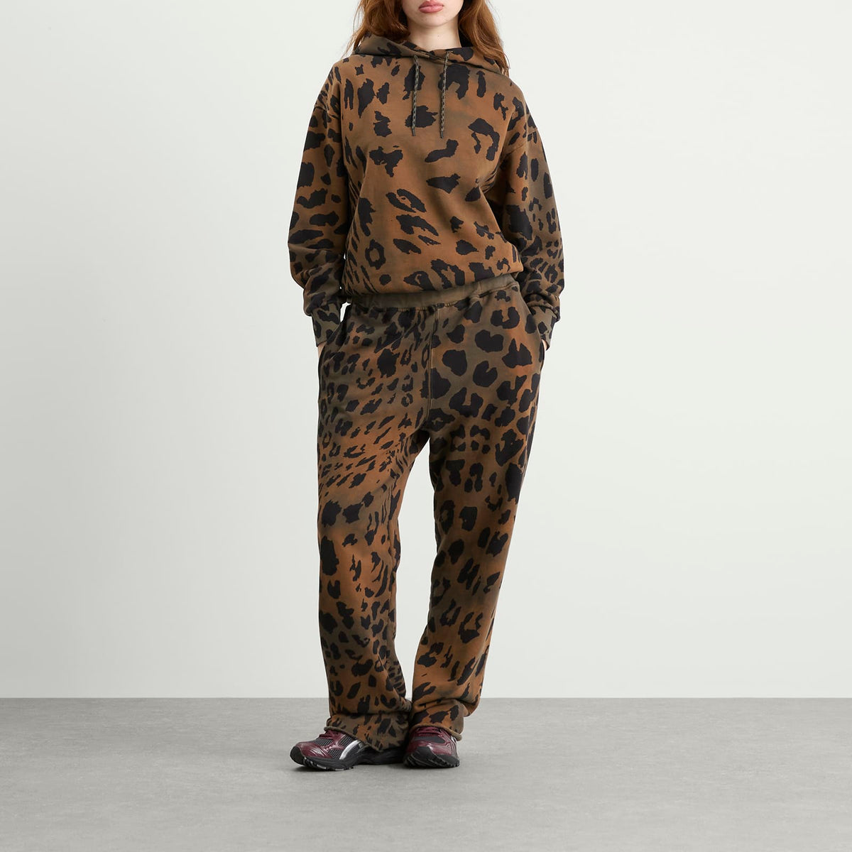 Aries Leopard Tie Dye Hoodie