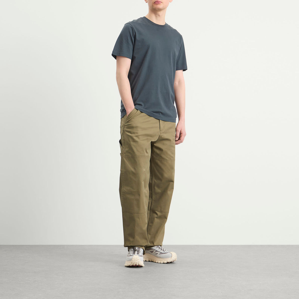 Moncler Neckline Logo Short Sleeve T-Shirt