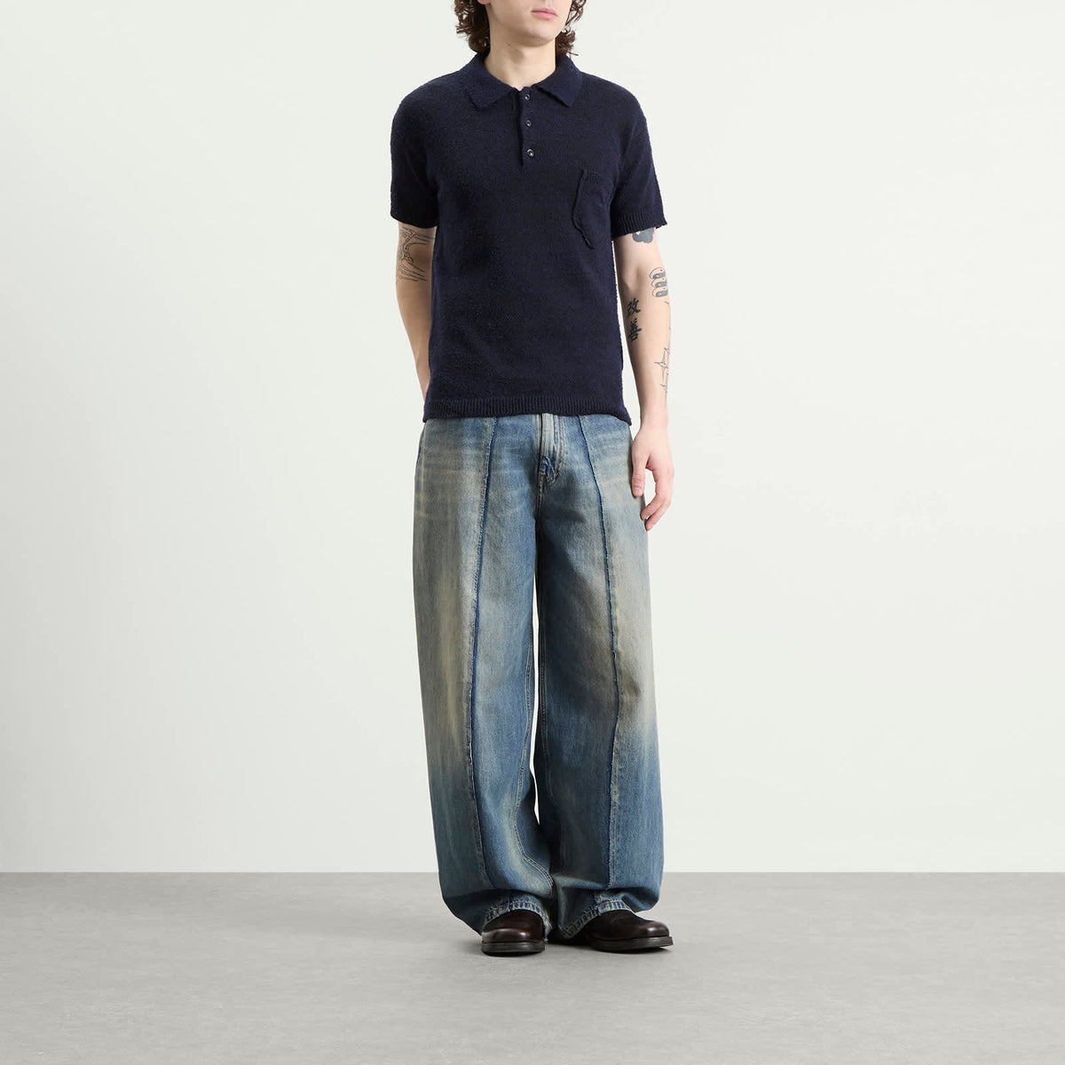 Maison Margiela Knitted Polo Shirt