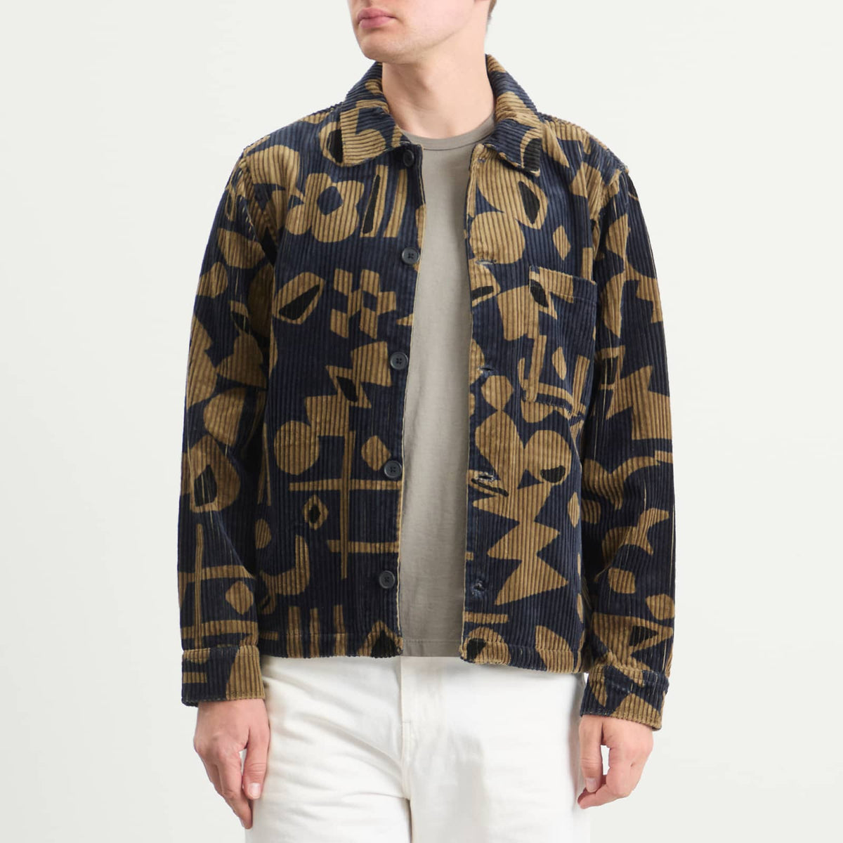 Wax London Rockley Shapes Corduroy Overshirt