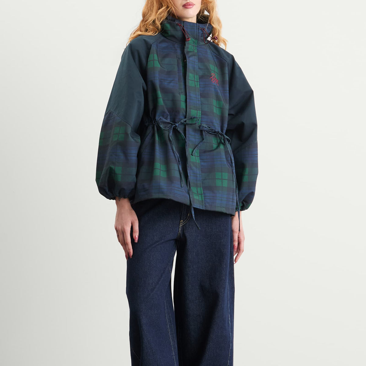 Damson Madder Liu Check Raincoat