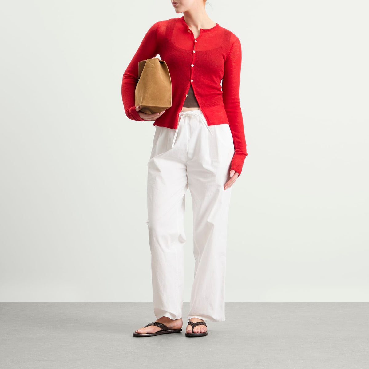 Auralee Cashmere Knit Cardigan