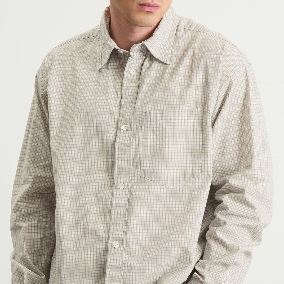 Norse Projects Ole Oversize Poplin Check Shirt