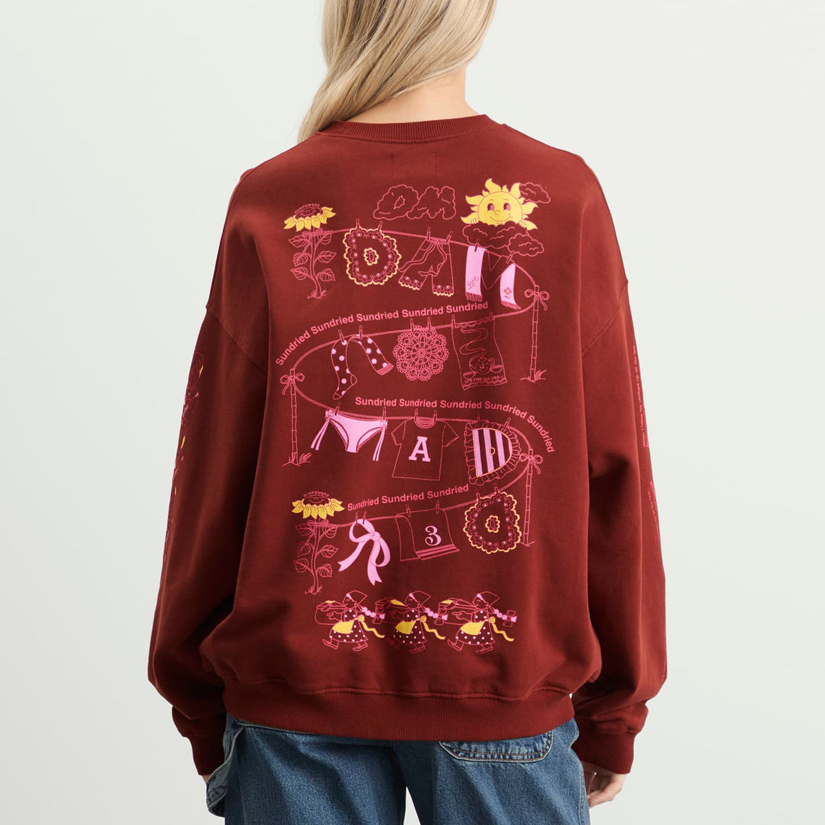 Damson Madder Sundried Washing Line Sweatshirt