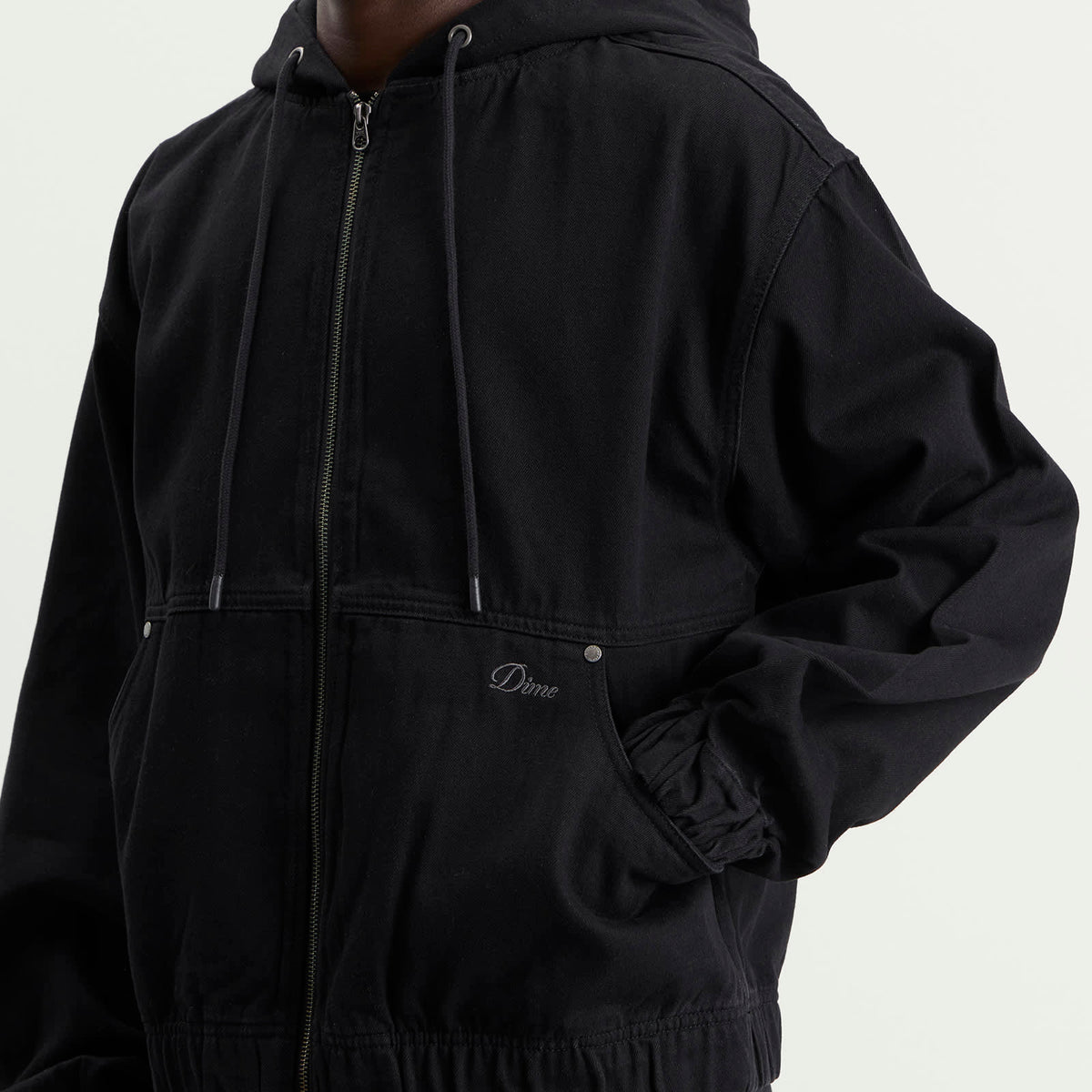 Dime Hooded Denim Jacket