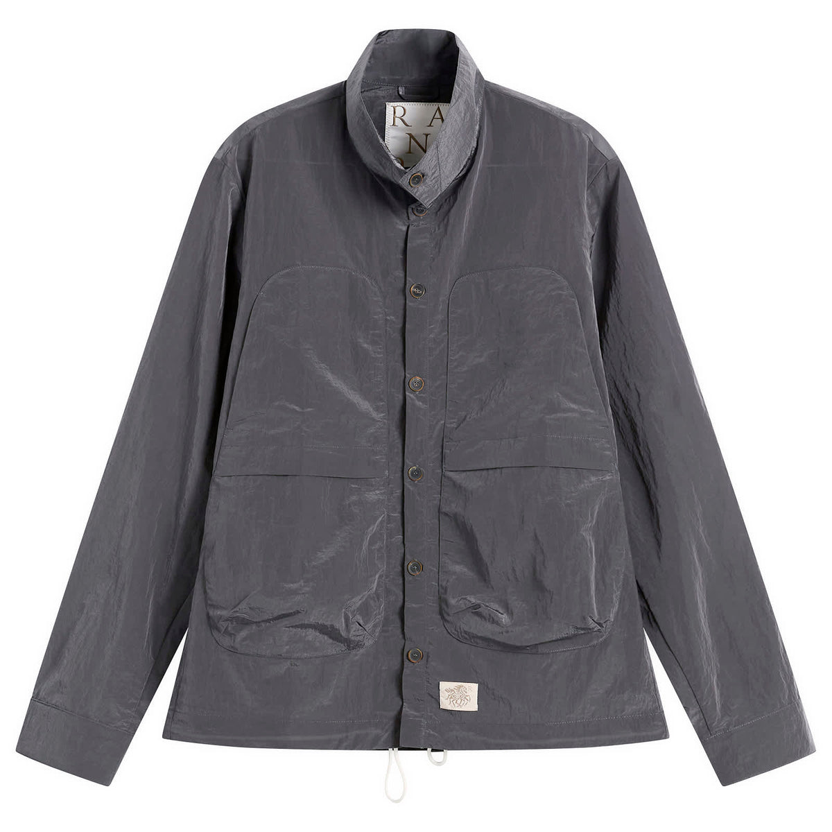 Ranra Epitome Shiny Nylon Overshirt