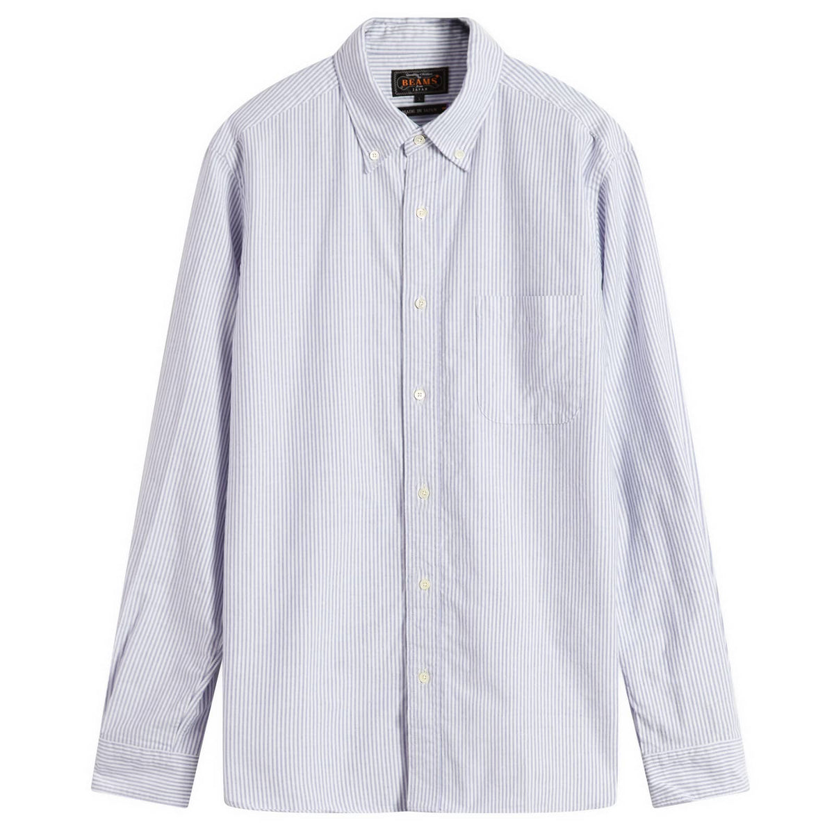 Beams Plus Button Down Candy Stripe Shirt