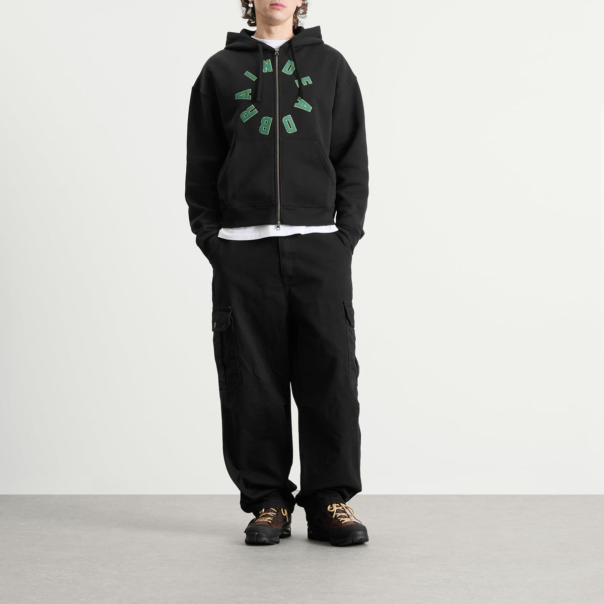 Brain Dead Collegiate Zip Hoodie
