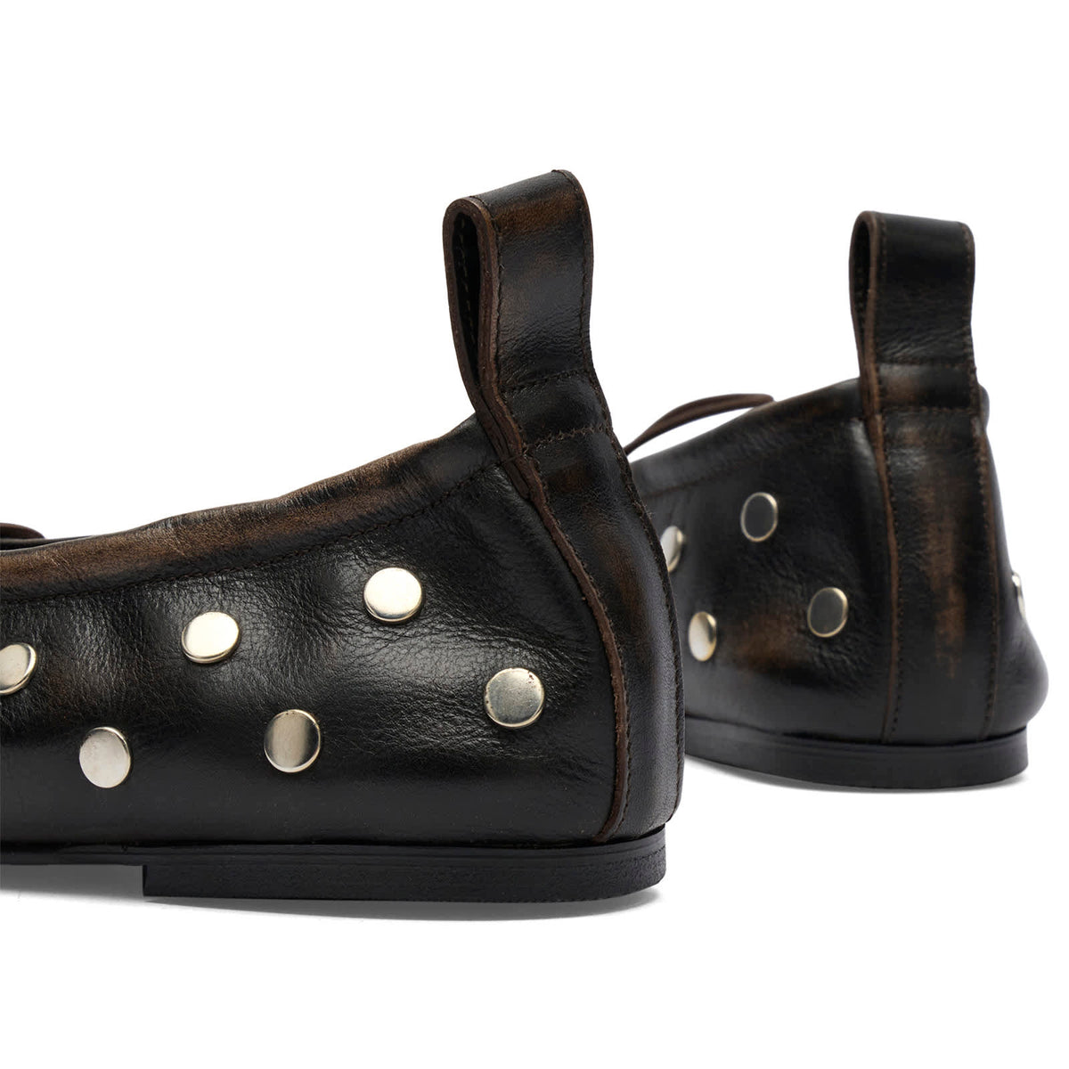 ALOHAS Rosalind All Studs Leather Ballet Flats