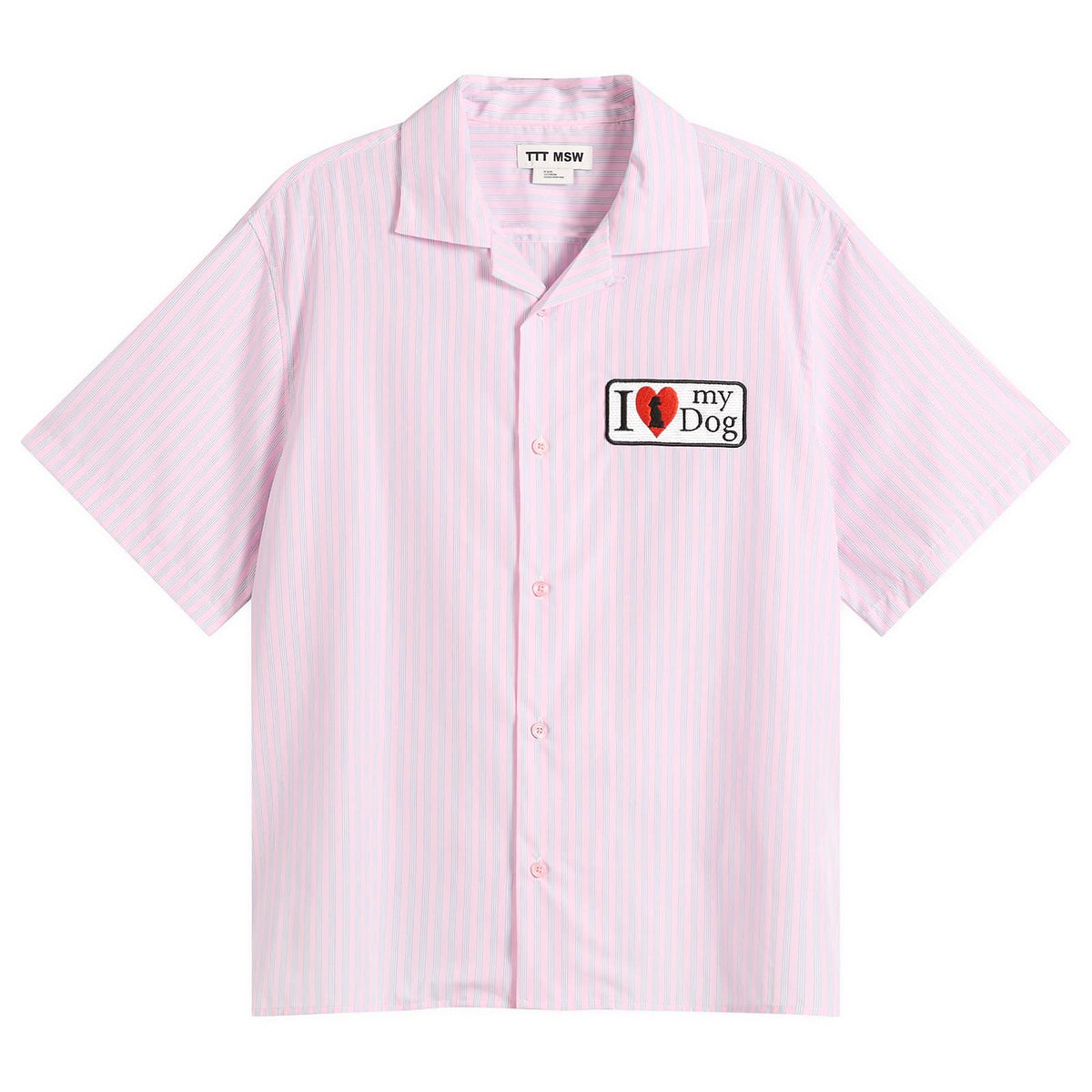TTT MSW I Love My Dog Half Sleeve Shirt