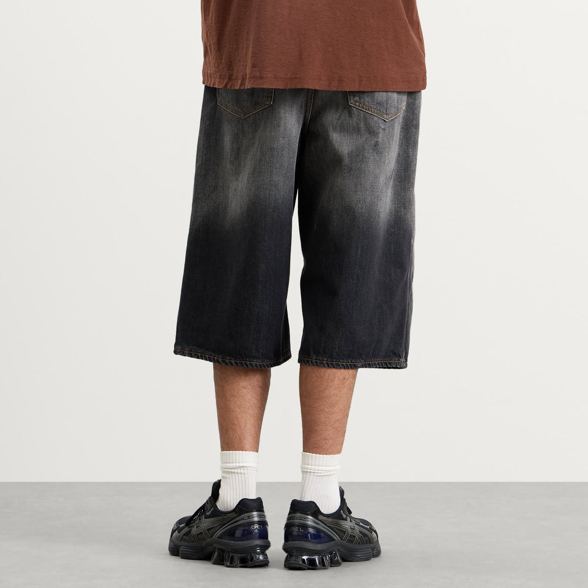 Acne Studios Judda Black Trafalgar Denim Shorts