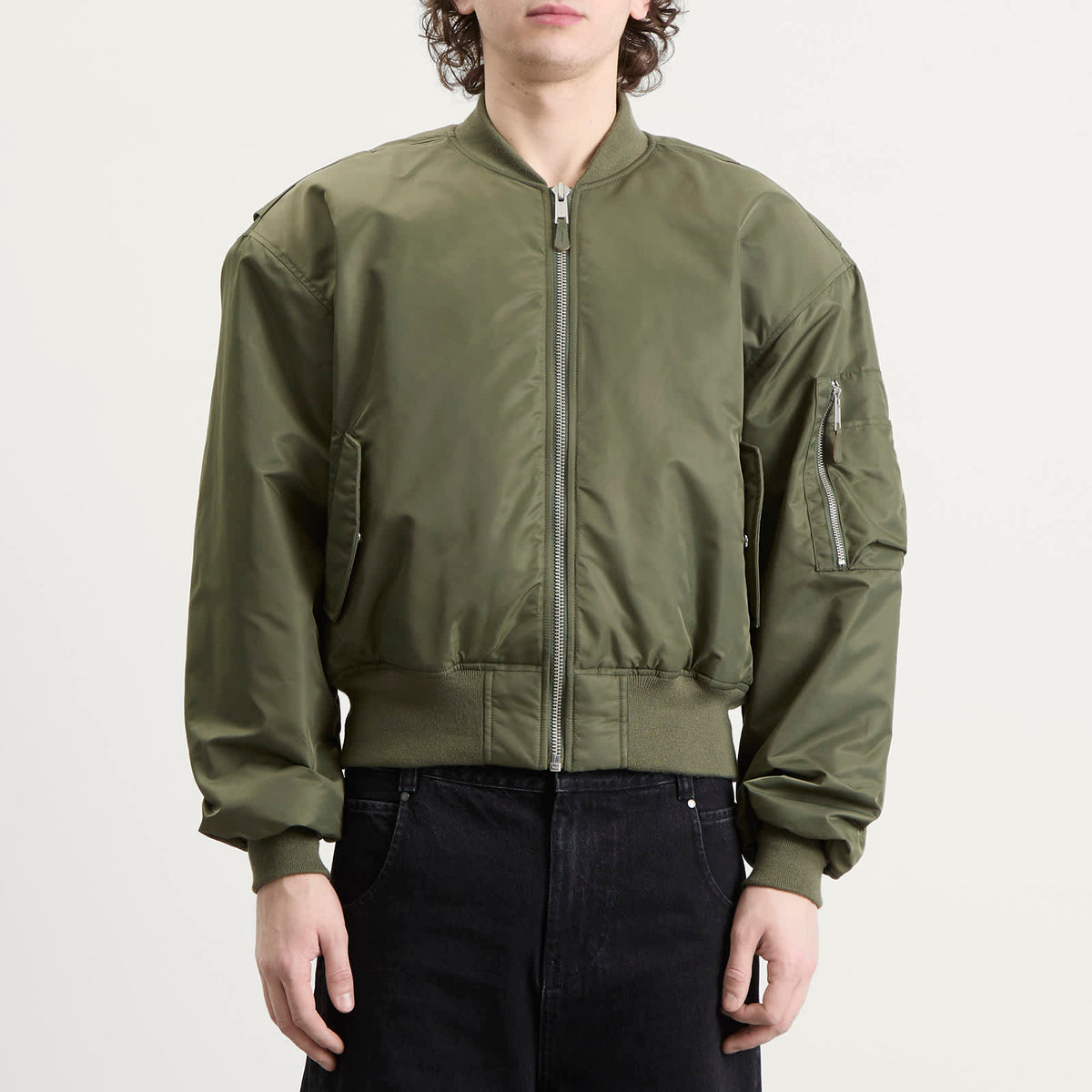 Entire Studios Cropped Broad Bomber