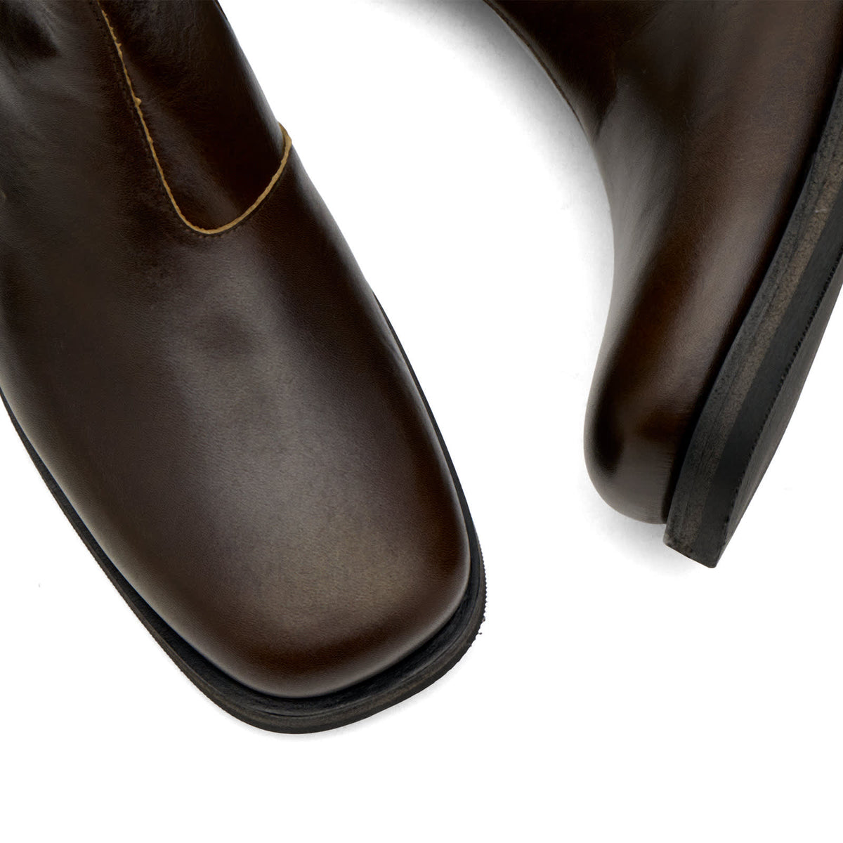 Our Legacy Deep Olive Leather Camion Boot