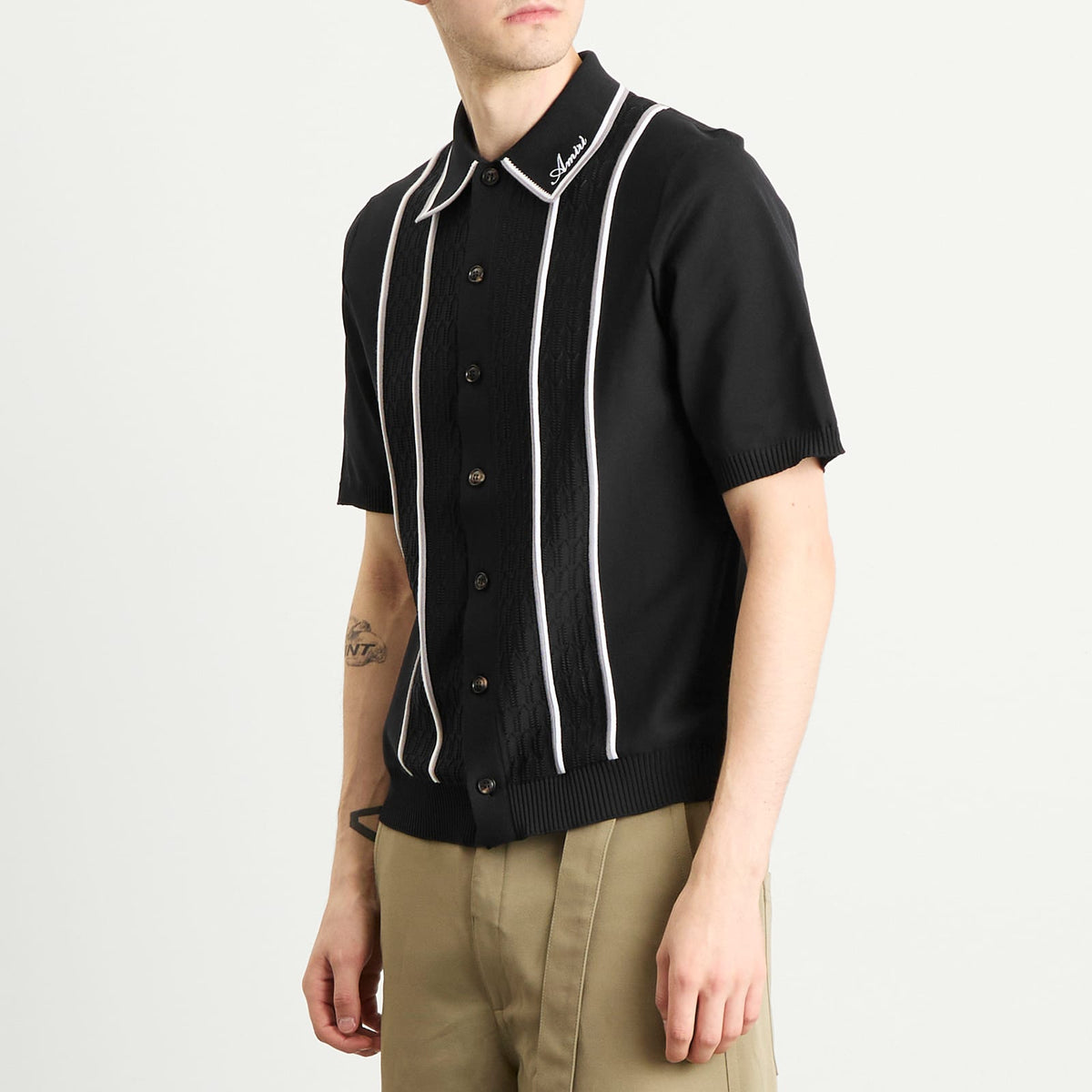 AMIRI Amiri Script Stripe Shirt