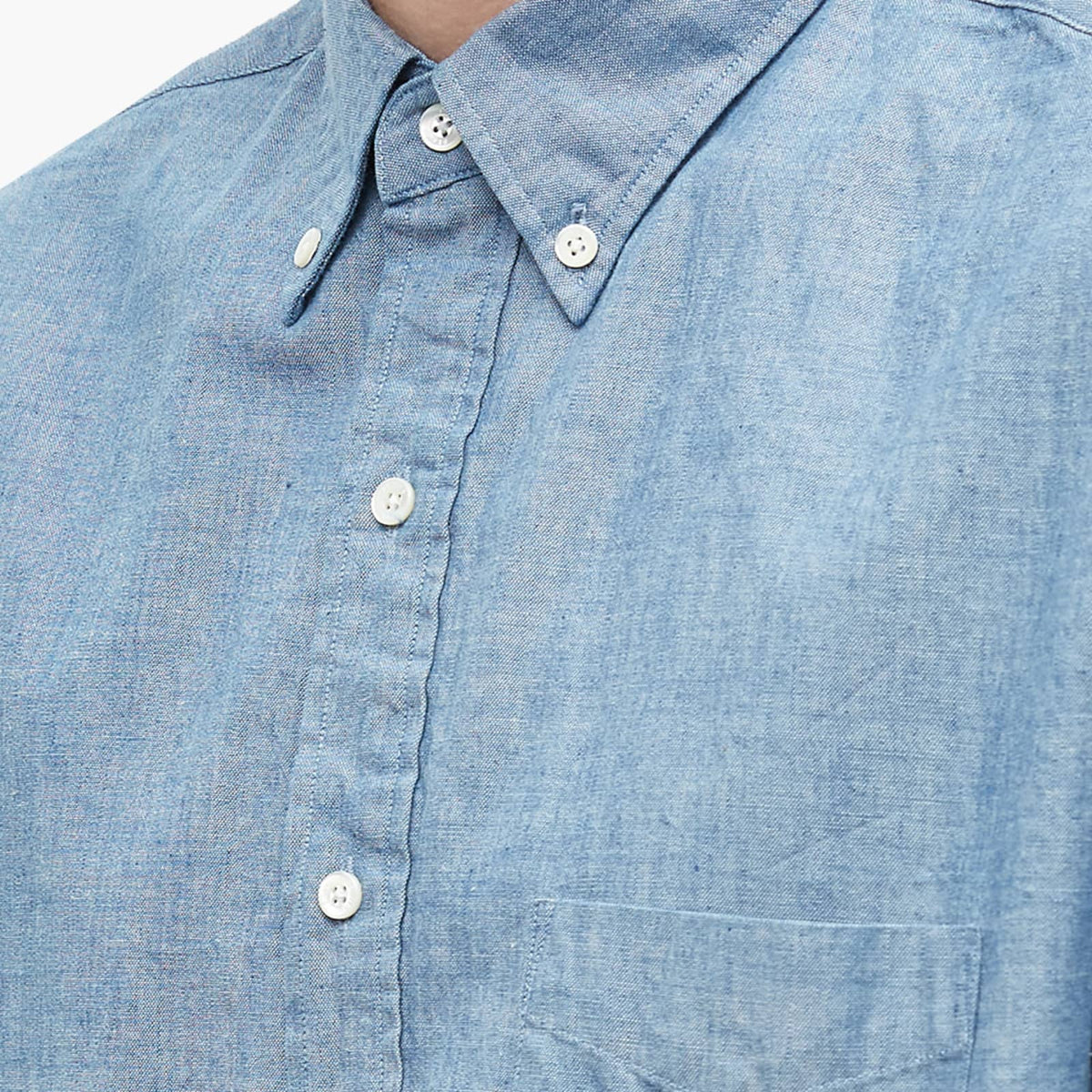 Beams Plus Popover Chambray Shirt