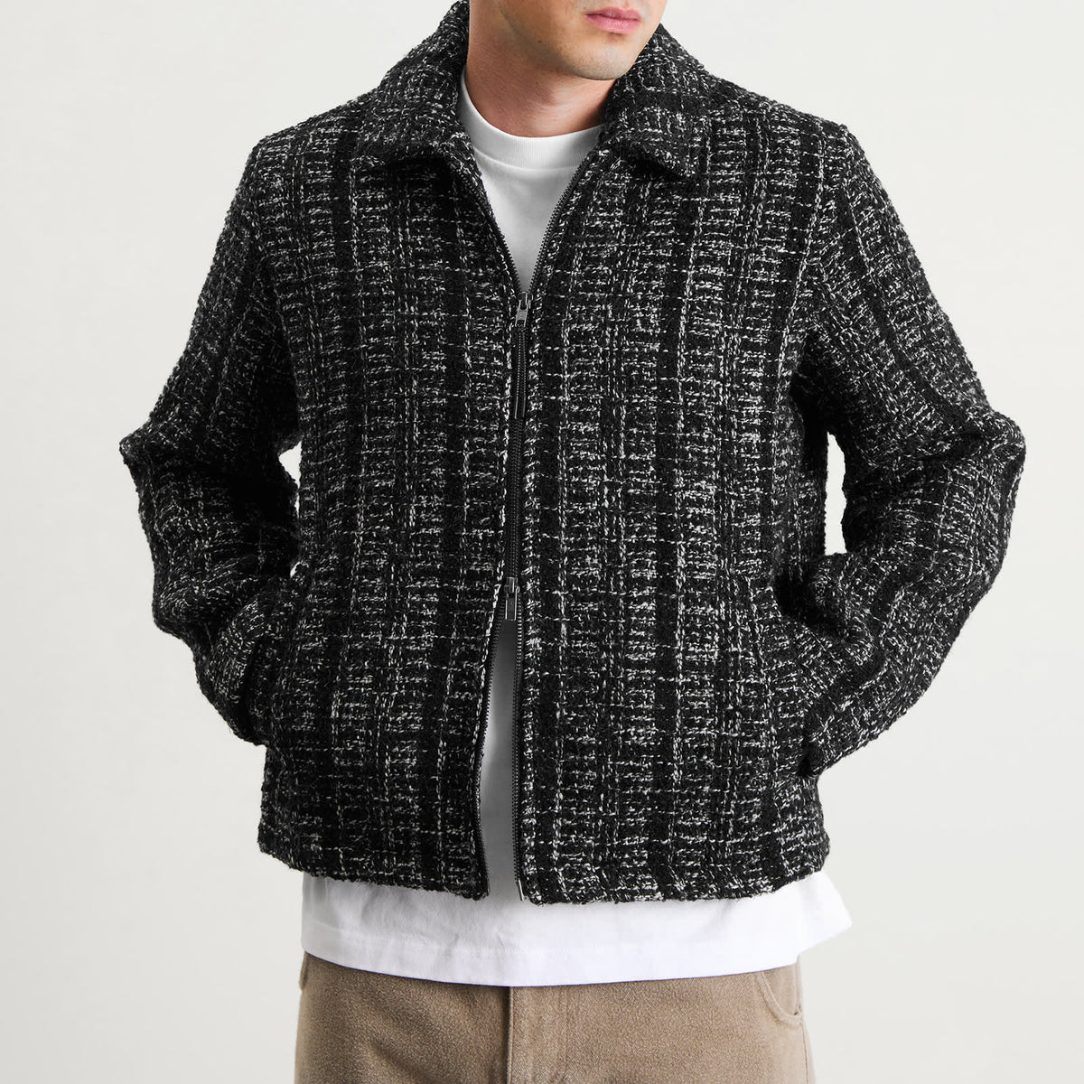 Percival Ingelo Zip Wool Boxy Jacket