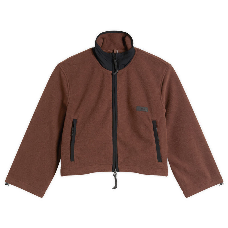 SKIMS Fleece Lounge Shrunken Zip Up Jacket