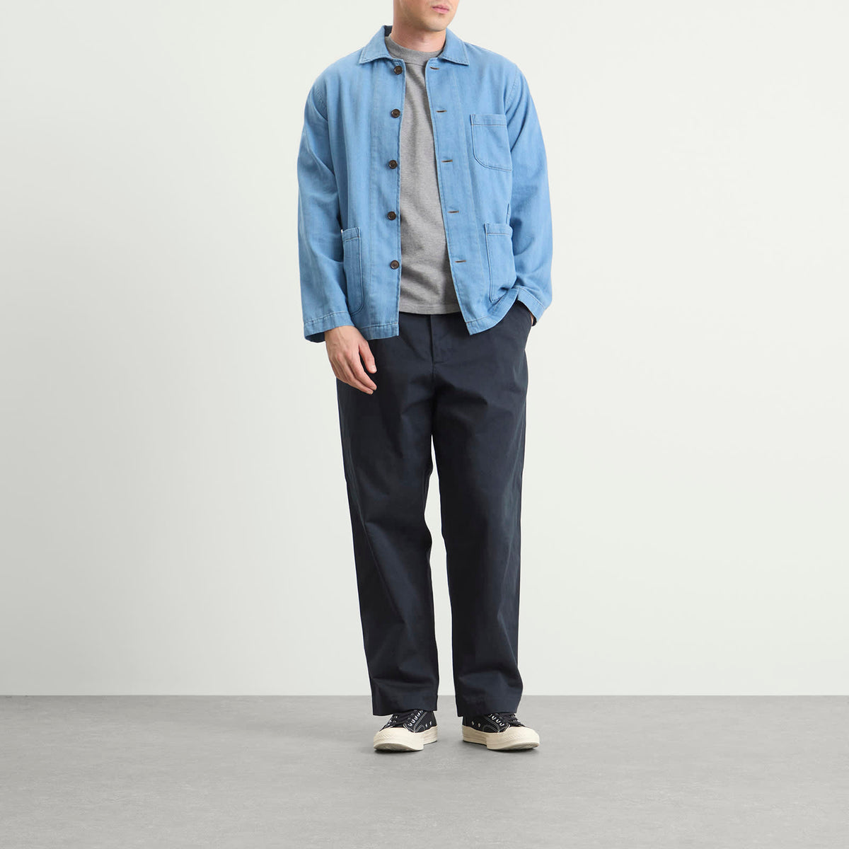 Universal Works Herringbone Bakers Overshirt
