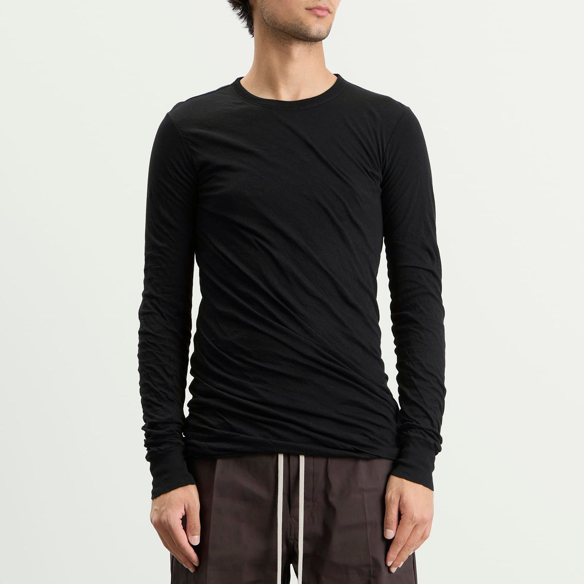 Rick Owens Double Layer Long Sleeve T-Shirt