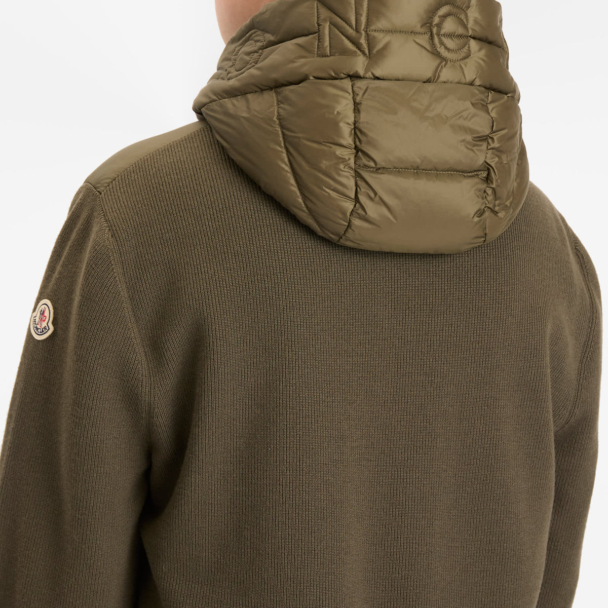 Moncler Hybrid Zip Through Hooded Jacket