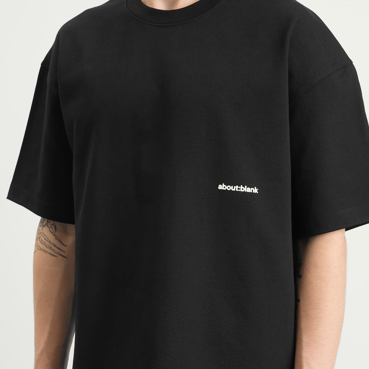 about:blank Box Logo T-Shirt