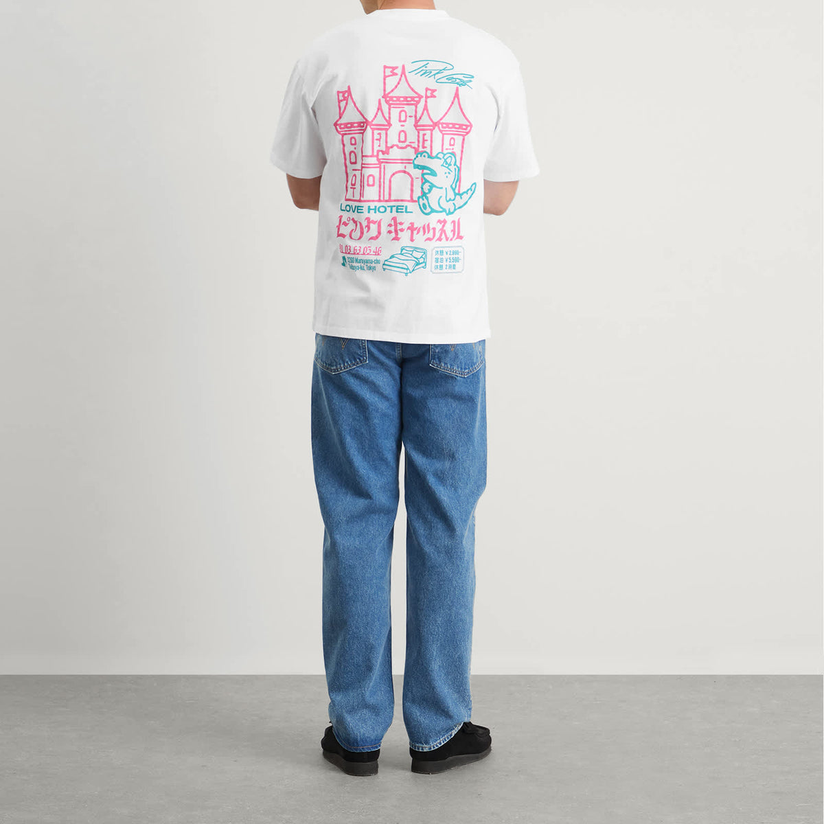 Edwin Pink Castle T-Shirt