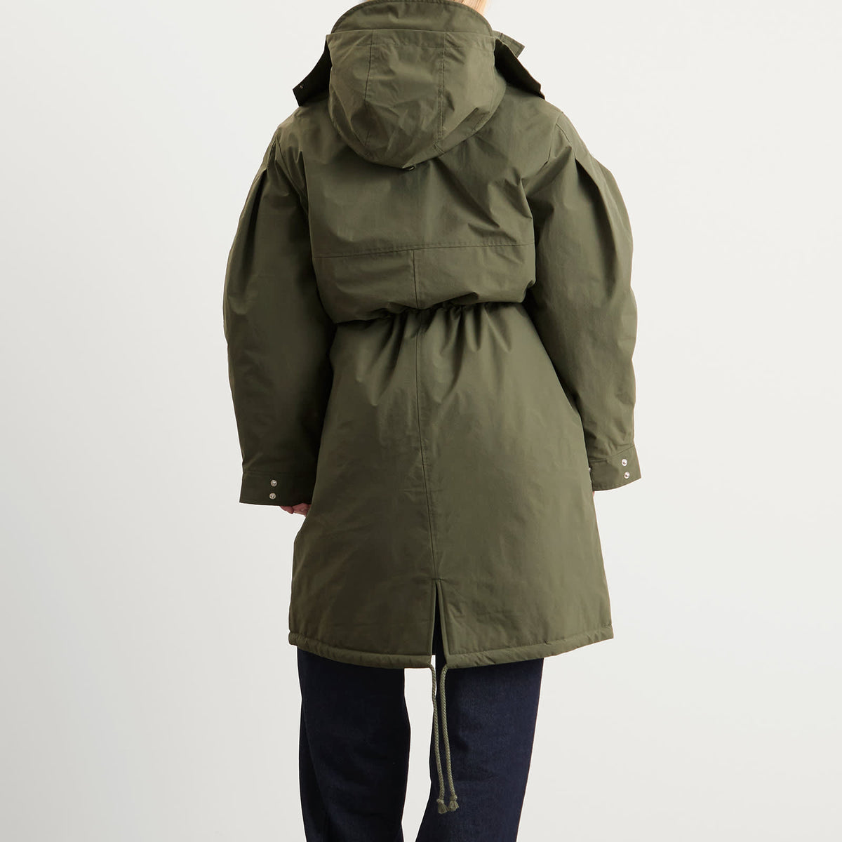 GANNI Ripstop Tri-Layer Parka Coat