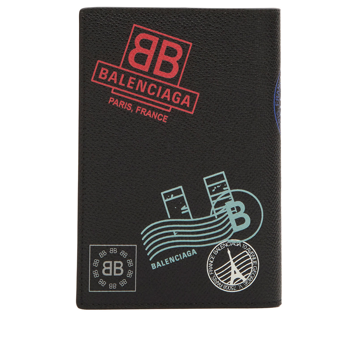 Balenciaga Stamps Passport Holder