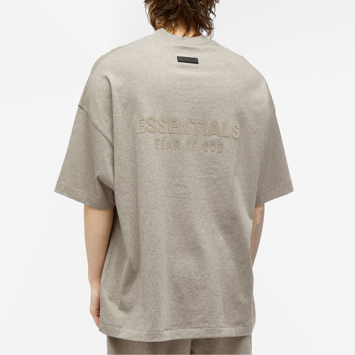 Fear of God ESSENTIALS Spring Logo V-Neck T-Shirt