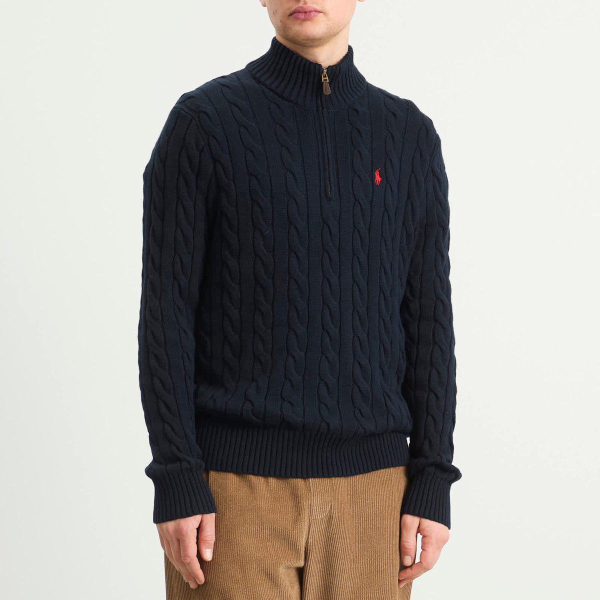 Polo Ralph Lauren Cable Knit Half Zip Jumper