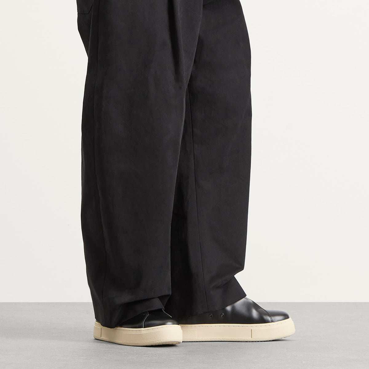 Eytys Doja Black Leather Sneakers