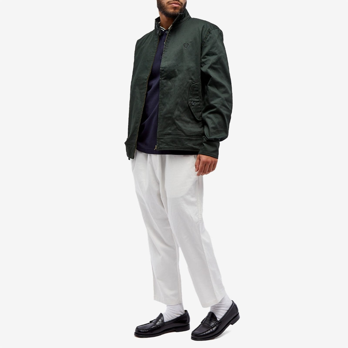 Fred Perry Waxed Harrington Jacket