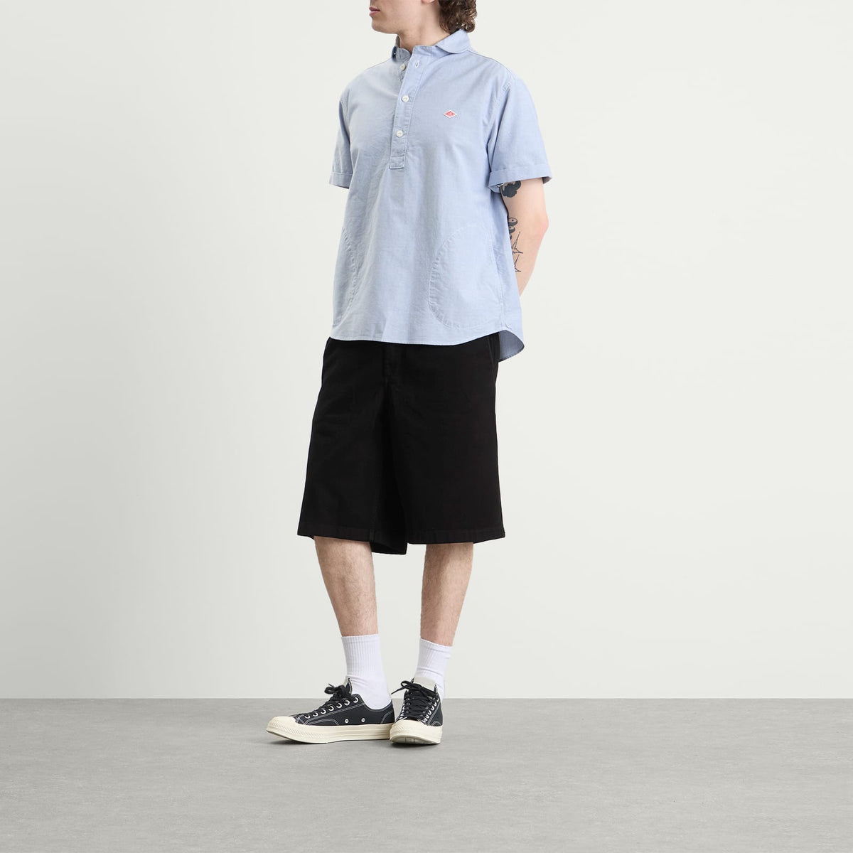 Danton Round Collar Pull Over Shirt