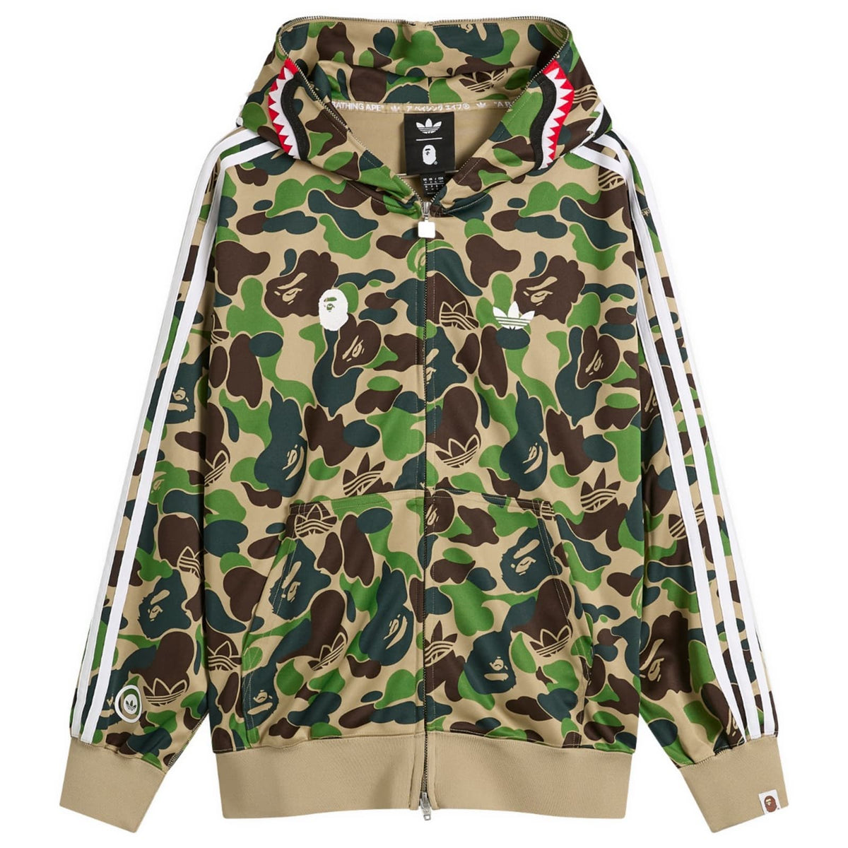 adidas x A Bathing Ape Track Shark Hoodie