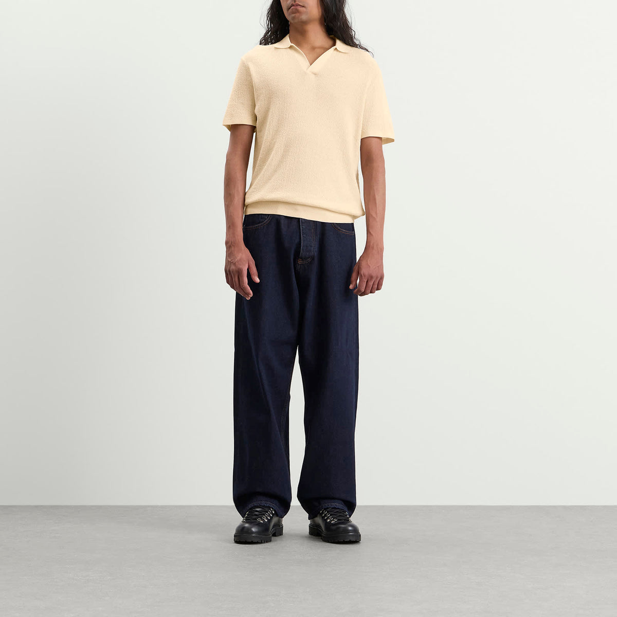 END. x Ronning Textured Polo Shirt