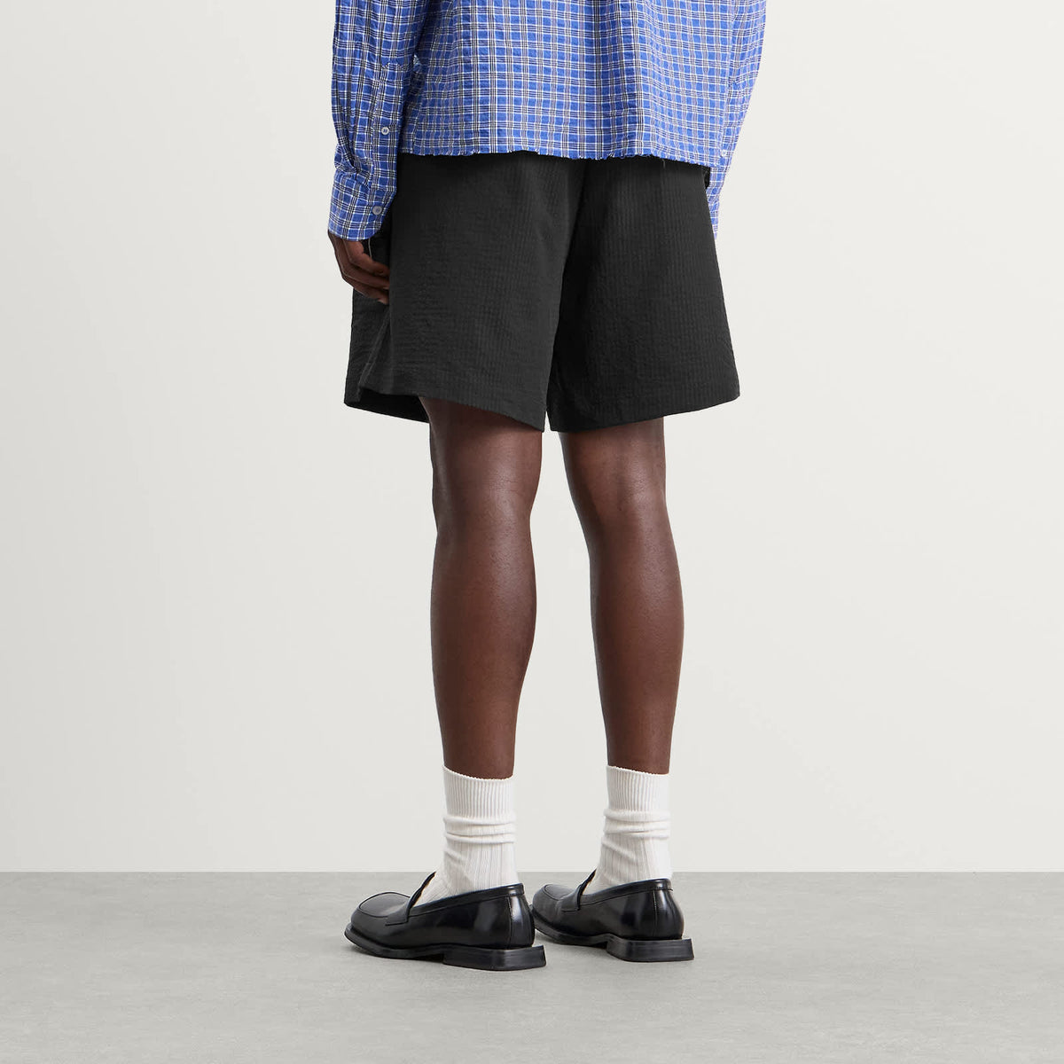 about:blank Textured Shorts