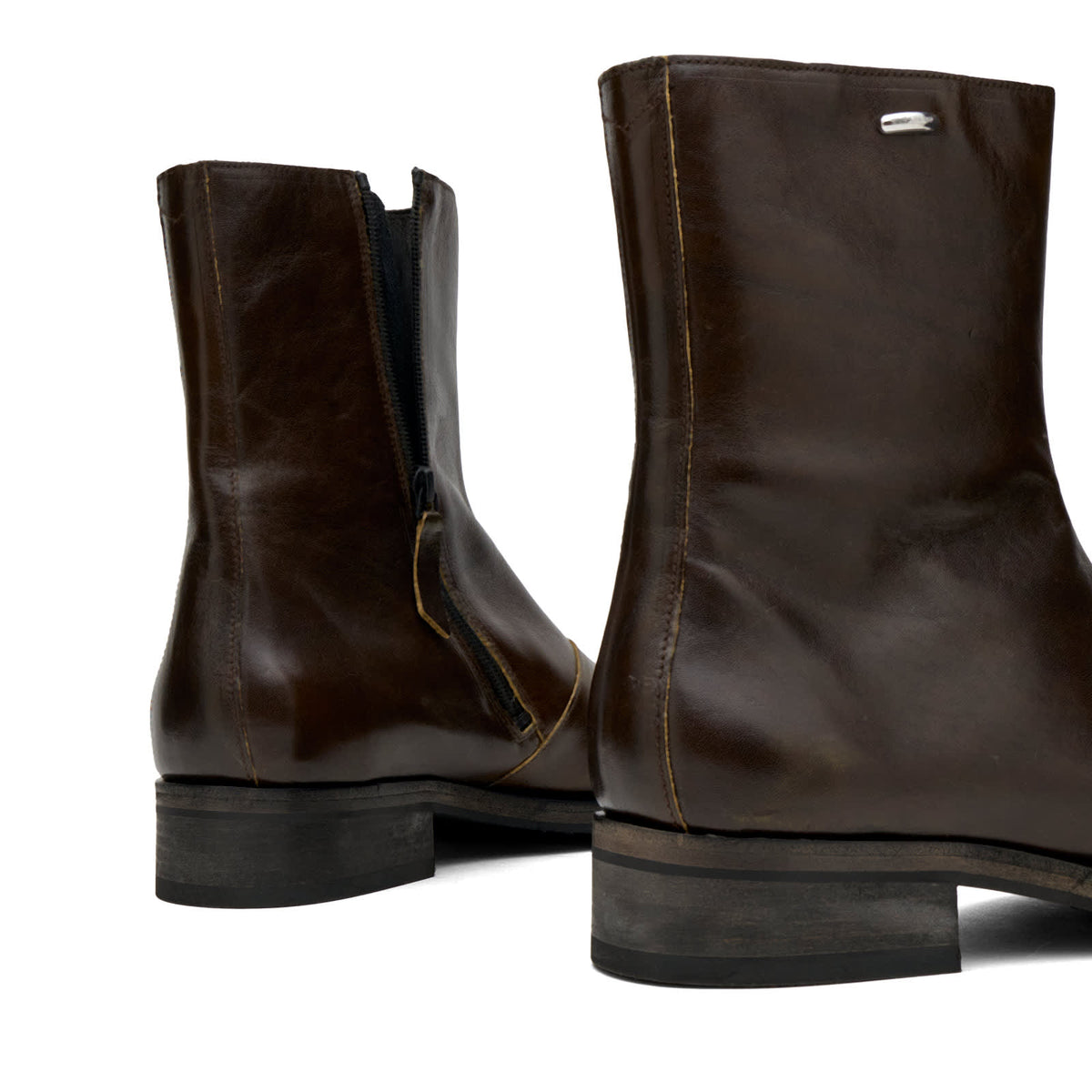 Our Legacy Deep Olive Leather Camion Boot