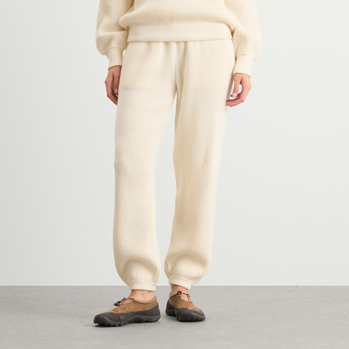 Nothing Written Waffle Knit Pants