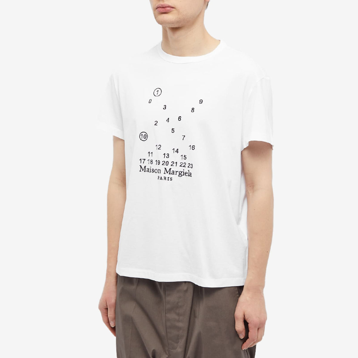 Maison Margiela Embroidered Numbers Logo T-Shirt
